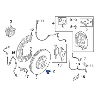 BMW OE - Disc Brake Rotor Set Screw