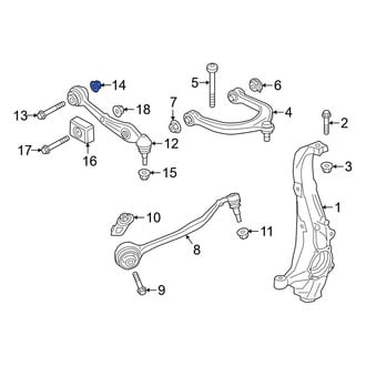 BMW OE - Lower Inner Suspension Control Arm Nut
