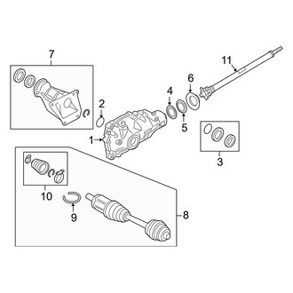 BMW OE - Front Suspension - Carrier & Front Axles (AWD)
