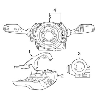 BMW OE - Steering Column - Shroud, Switches & Levers (M / M50i / xDrive40i)