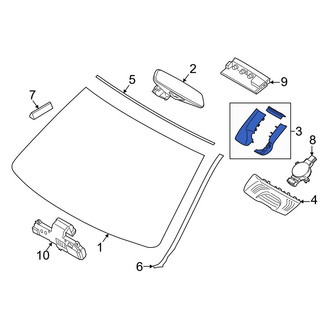 BMW OE - Front Lower Interior Rear View Mirror Cover