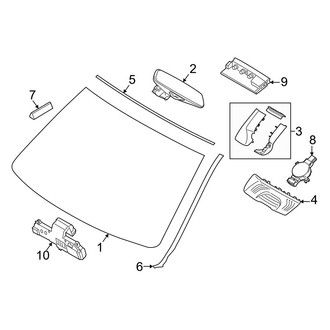 BMW OE - Windshield - Glass