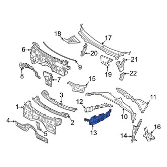 BMW OE - Front Right Lower Cowl Side Panel
