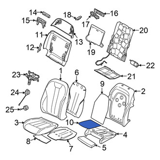 BMW OE - Front Right Seat Cushion Pad