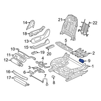 BMW OE - Front Courtesy Light Bracket