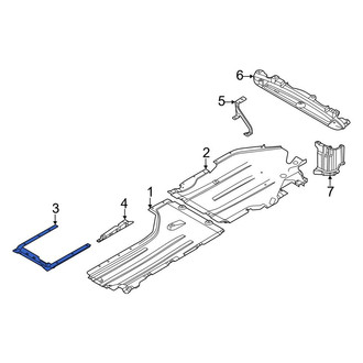 BMW OE - Floor Pan Splash Shield Bracket