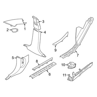 BMW OE - Pillars, Rocker & Floor - Interior Trim