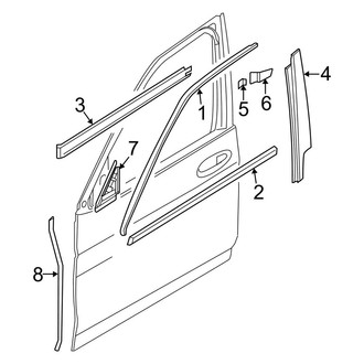 BMW OE - Front Door - Exterior Trim