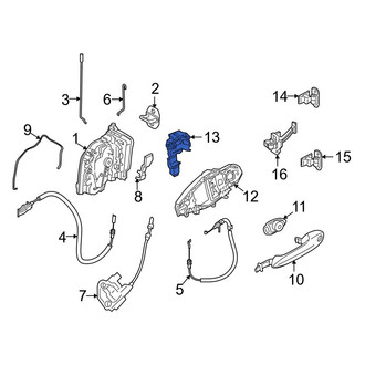 BMW OE - Right Exterior Door Handle Base Bracket