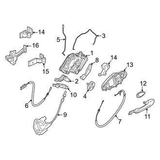 BMW OE - Rear Door - Lock & Hardware