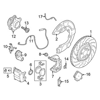 BMW OE - Rear Suspension - Brake Components (M / M Competition / M50i / sDrive40i / xDrive40i)