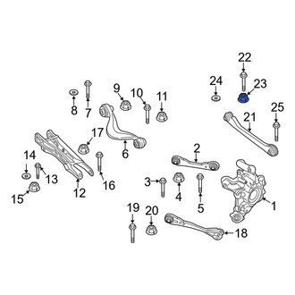 BMW OE - Lower Suspension Control Arm Nut