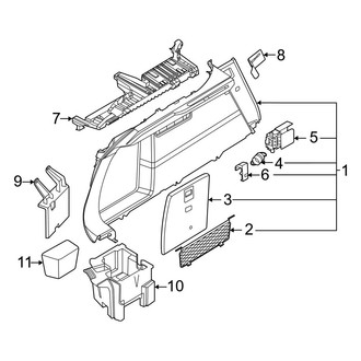 BMW OE - Rear Body & Floor - Interior Trim (Left Side, Trim)