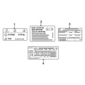 BMW OE - Information Labels - Labels