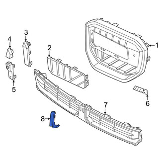 BMW OE - Front Lower Grille Molding
