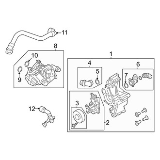 BMW OE - Cooling - Water Pump (Primary), (xDrive30)