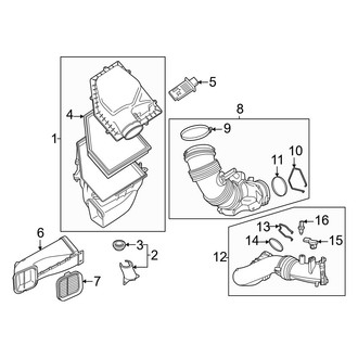 BMW OE - Engine - Air Intake (2.0L MILD HYBRID EV-GAS (MHEV))