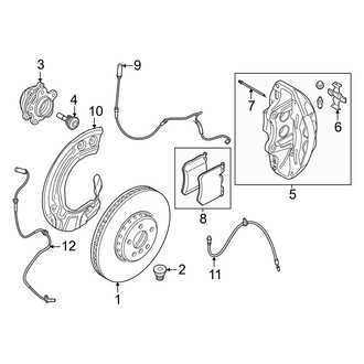 BMW OE - Front Suspension - Brake Components (With M Sport Brakes)