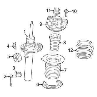 BMW OE - Front Suspension - Struts & Components (W/O Adaptive Suspension)