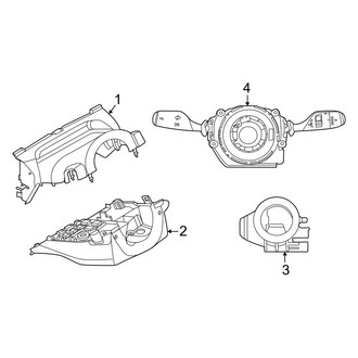 BMW OE - Steering Column - Shroud, Switches & Levers