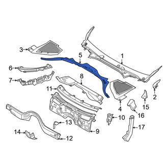 BMW OE - Front Upper Cowl Panel