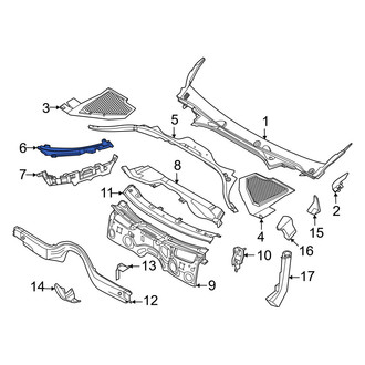 BMW OE - Left Upper Cowl Side Panel