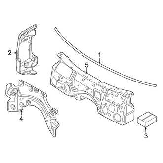 BMW OE - Cowl - Sound Insulators