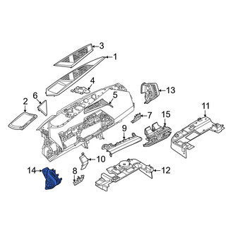 BMW OE - Front Left Outer Dashboard Air Vent