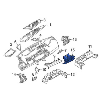 BMW OE - Front Center Dashboard Air Vent
