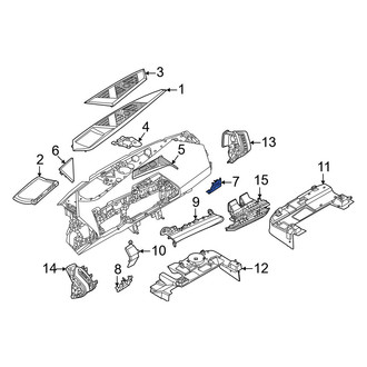 BMW OE - Front Right Lower Instrument Panel Trim Panel