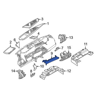 BMW OE - Right Instrument Panel Molding
