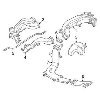 BMW OE - Instrument Panel - Ducts