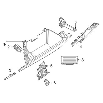 BMW OE - Instrument Panel - Glove Box
