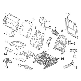 BMW OE - Seats & Tracks - Passenger Seat Components
