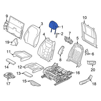 BMW OE - Front Left Headrest