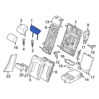 BMW OE - Rear Outer Headrest