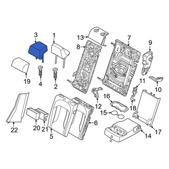 BMW OE - Rear Center Headrest