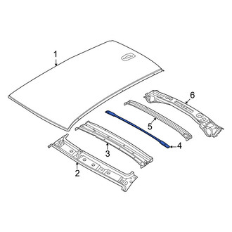 BMW OE - Center Roof Bow