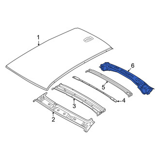 BMW OE - Rear Roof Header Panel