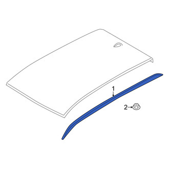 BMW OE - Left Roof Side Rail