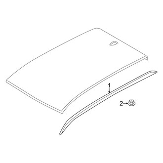BMW OE - Roof - Exterior Trim (With Panoramic Roof)
