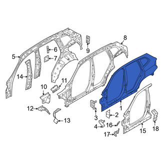 BMW OE - Left Outer Uniside