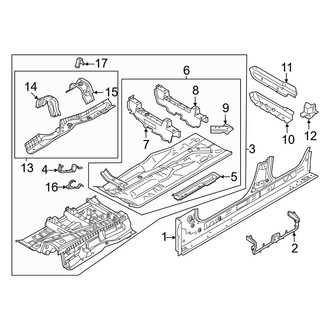 BMW OE - Pillars, Rocker & Floor - Floor & Rocker