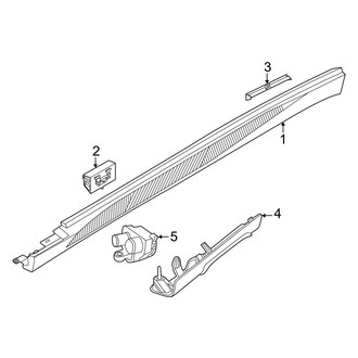 BMW OE - Pillars, Rocker & Floor - Exterior Trim (With M Type)