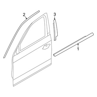 BMW OE - Front Door - Exterior Trim