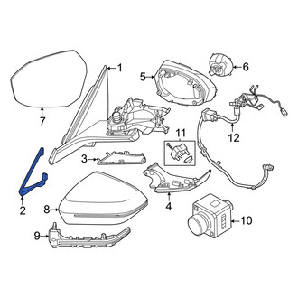 BMW OE - Front Left Door Mirror Base Gasket
