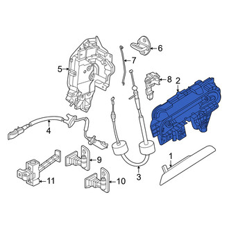 BMW OE - Front Left Exterior Door Handle Base