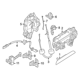 BMW OE - Front Door - Lock & Hardware