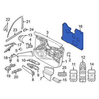 BMW OE - Front Left Door Panel Insulation