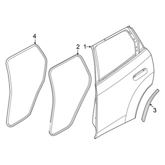 BMW OE - Rear Door - Door & Components